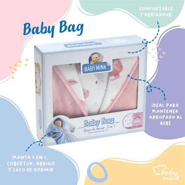 Baby Mink Baby Bag Blanket