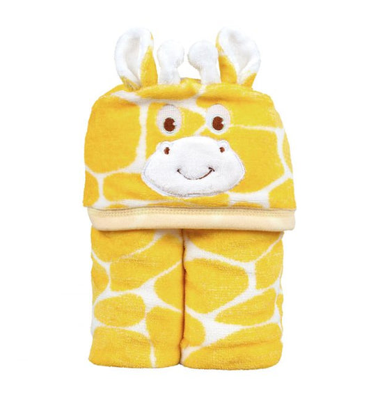 Baby Mink Hooded Blanket - Giraffe