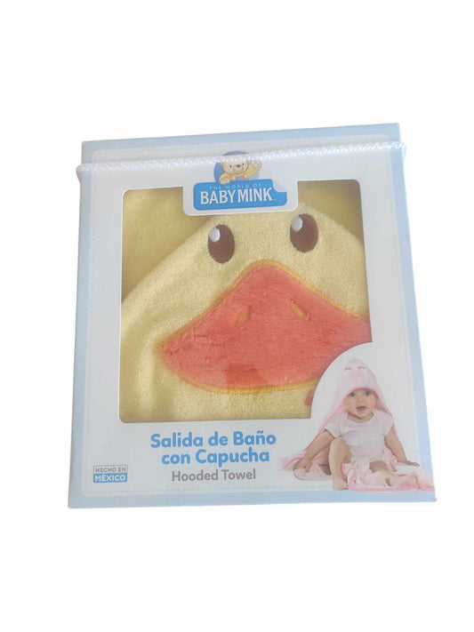 Baby Mink Hooded Towel - Duck