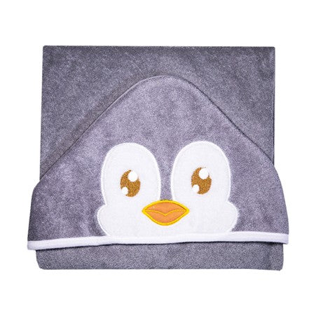 Baby Mink Hooded Towel - Penguin