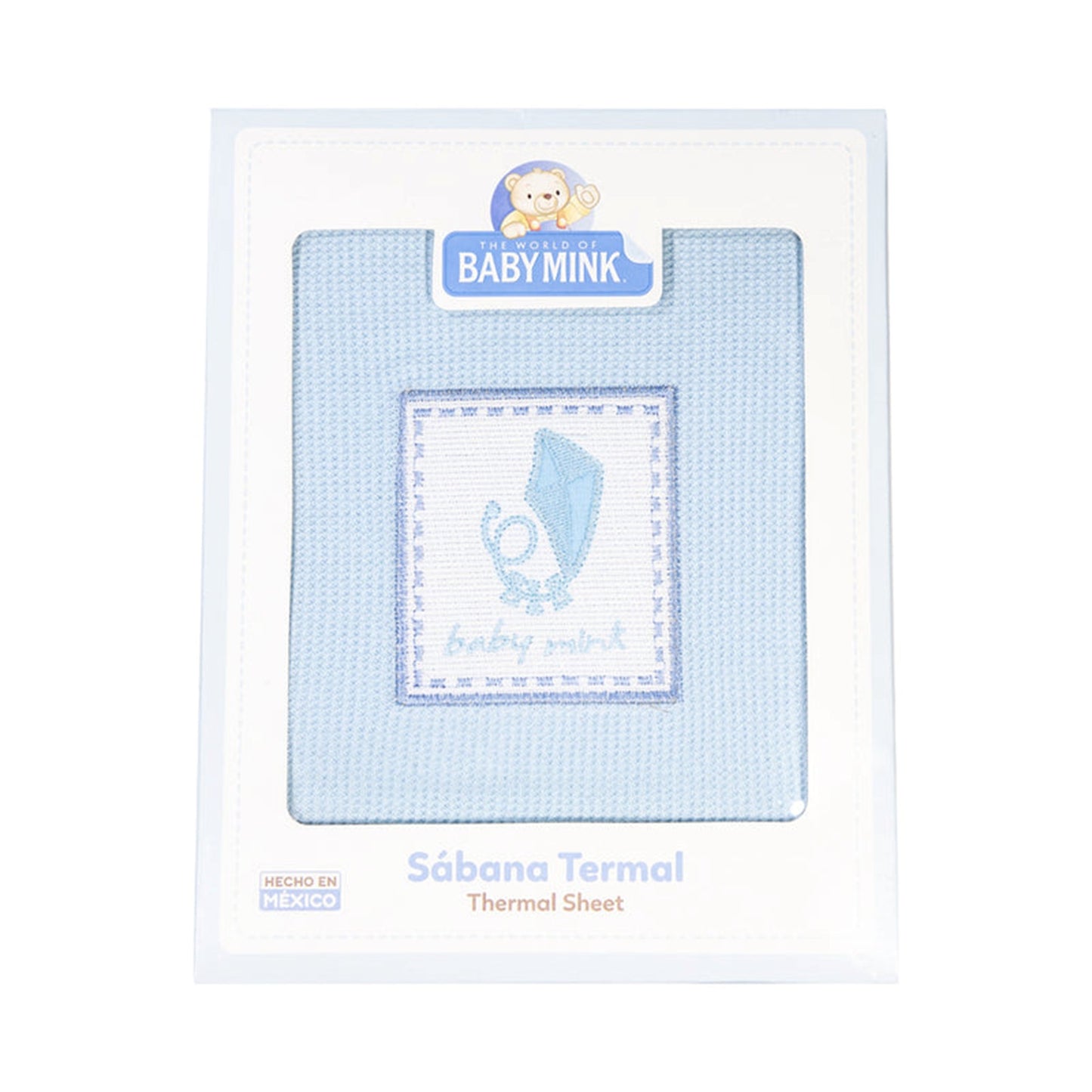 Baby Mink Thermal Sheet - Blue