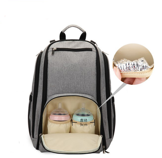 Kidsapro One Colour Large Mama Bags - Pink Mom Bag