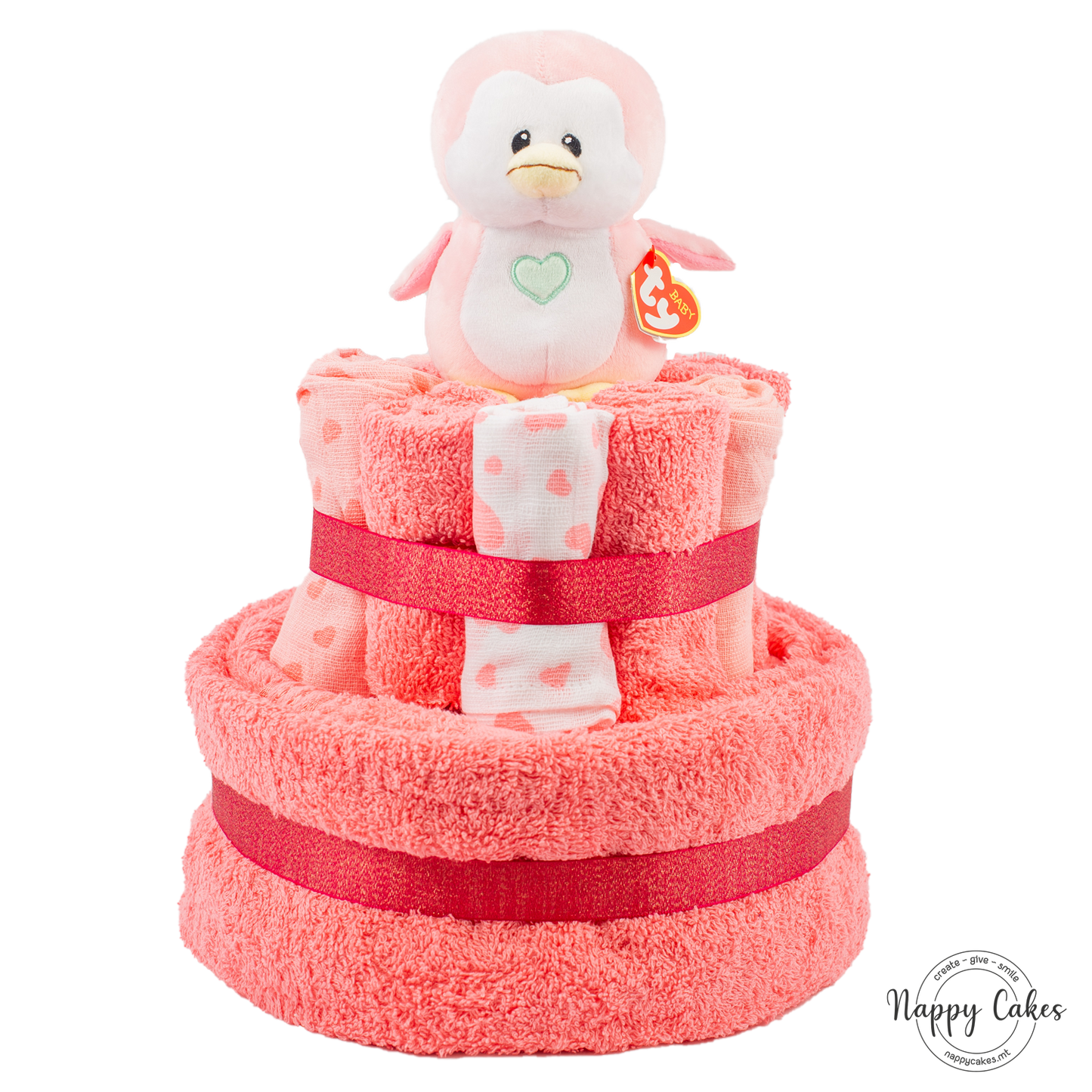 Pink Nappy Cake