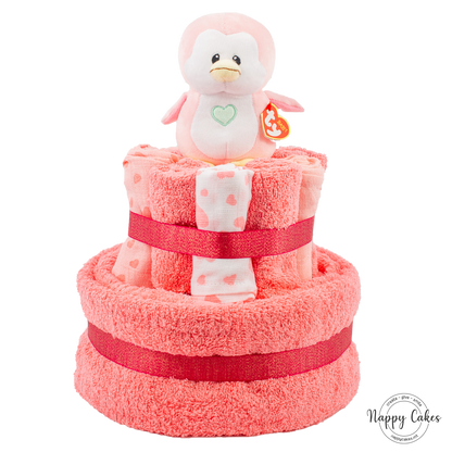 Pink Nappy Cake