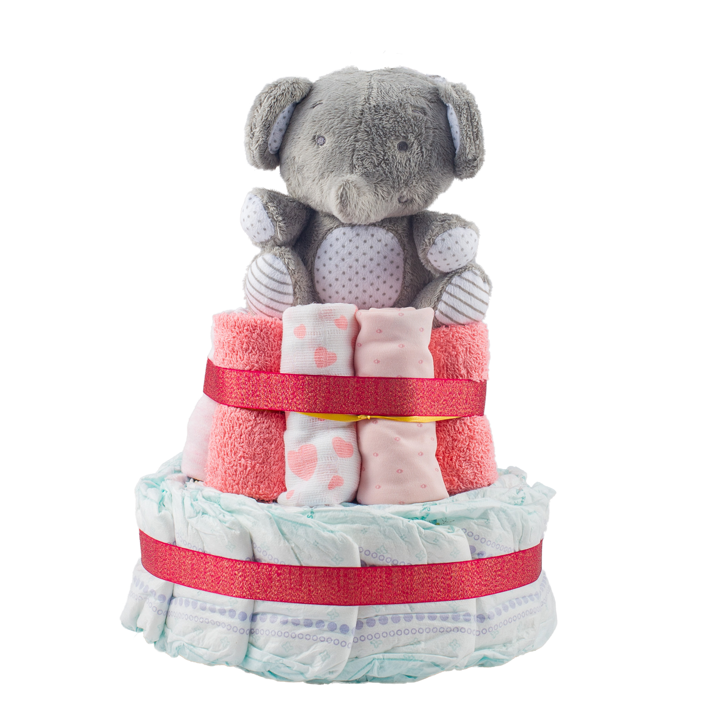 Pink Nappy Cake