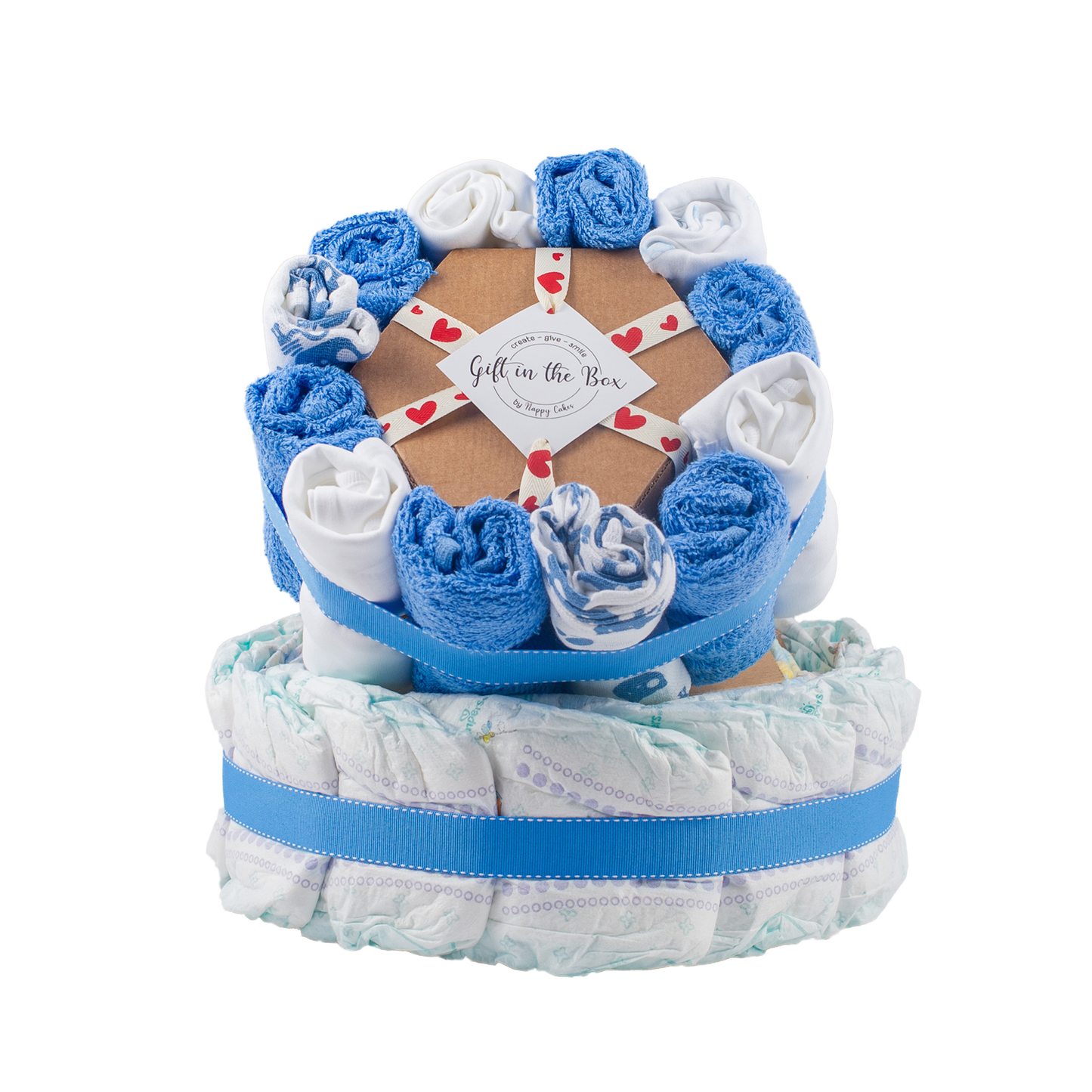 Blue Nappy Cake