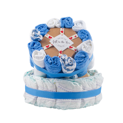 Blue Nappy Cake