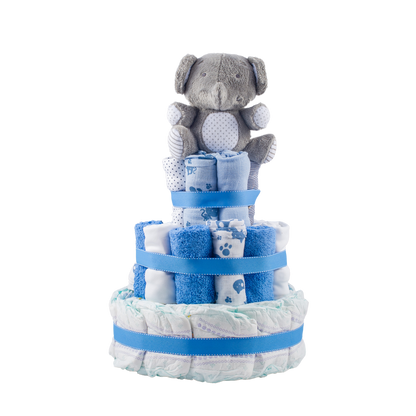 Blue Nappy Cake