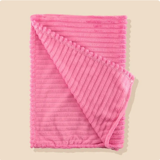 Baby Mink Thermal Blanket - Pink Gift Items & Supplies