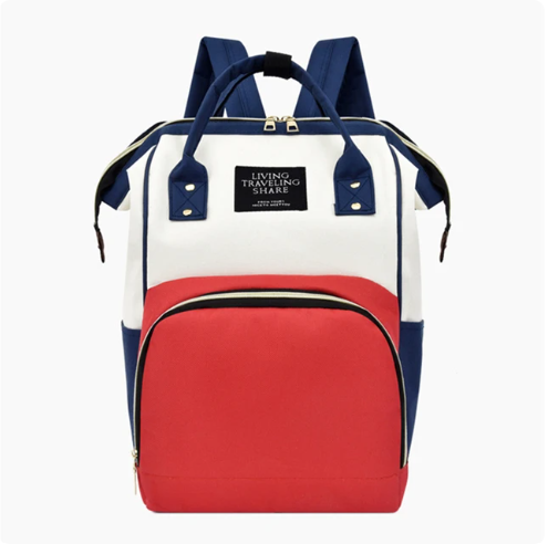 Mama Bag - Red/Blue Mom Bag