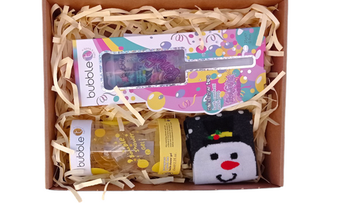 Socks & Bubbles Festive Treat Box Gift Box
