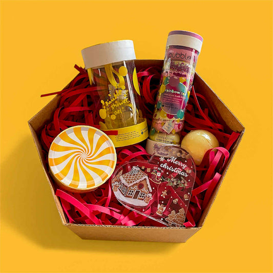 Glowy Christmas pamper set