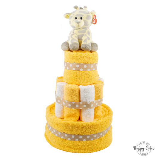 3-Tier Multi-Coloured Towel Cake Nappy Cake