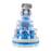Stylish 4-Tier Blue Nappy Cake Nappy Cake