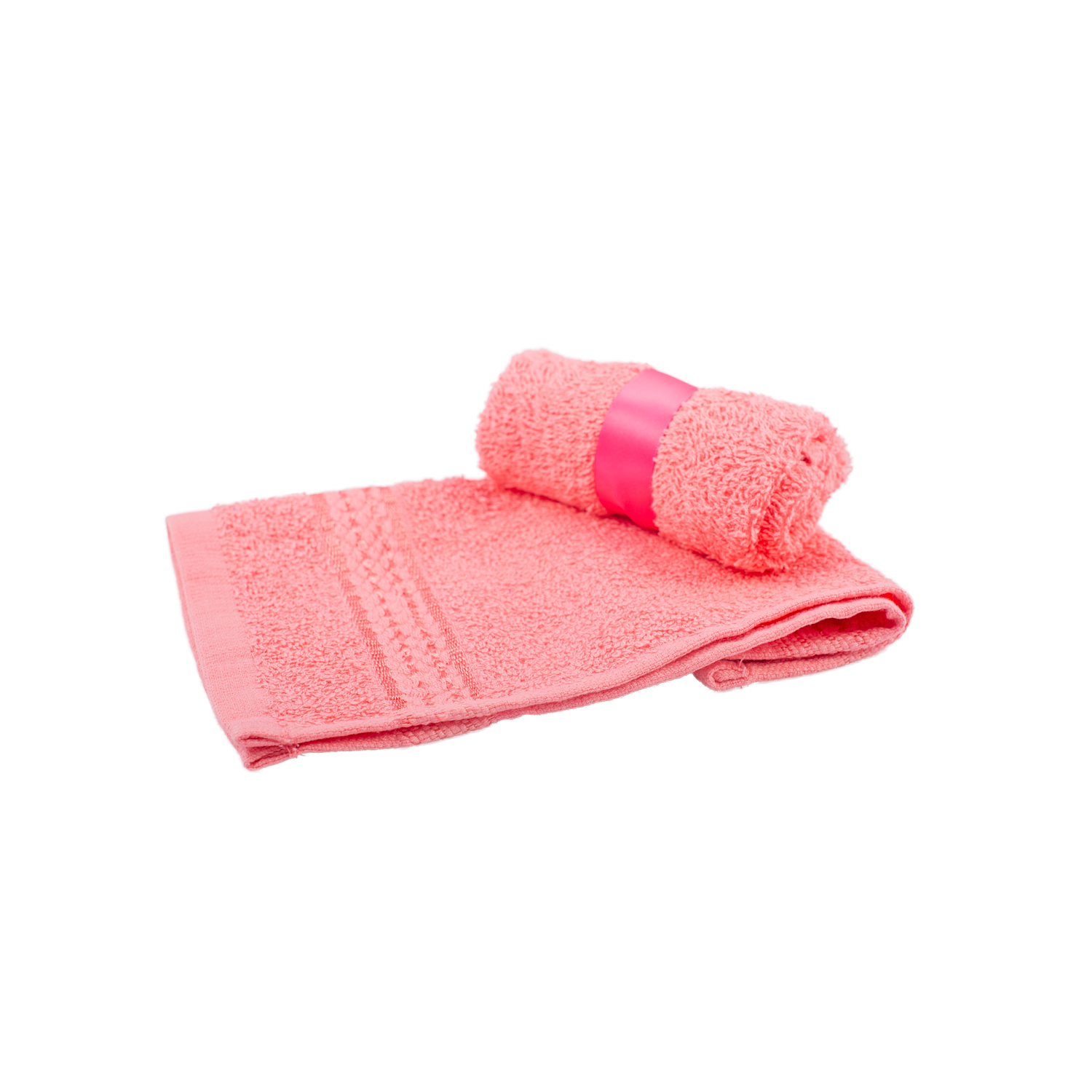 2-Tier Pink Towel Cake Nappy Cake