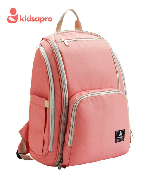 Kidsapro One Colour Large Mama Bags - Pink Mom Bag