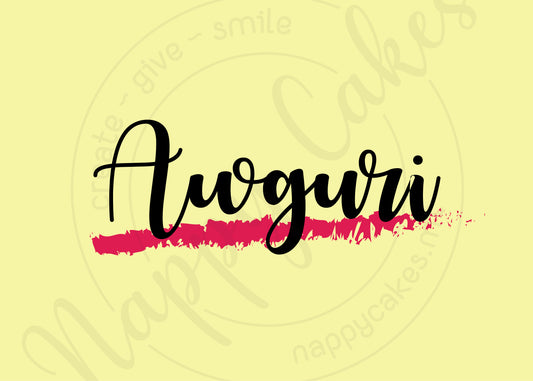 Awguri Greeting Card Greeting Card