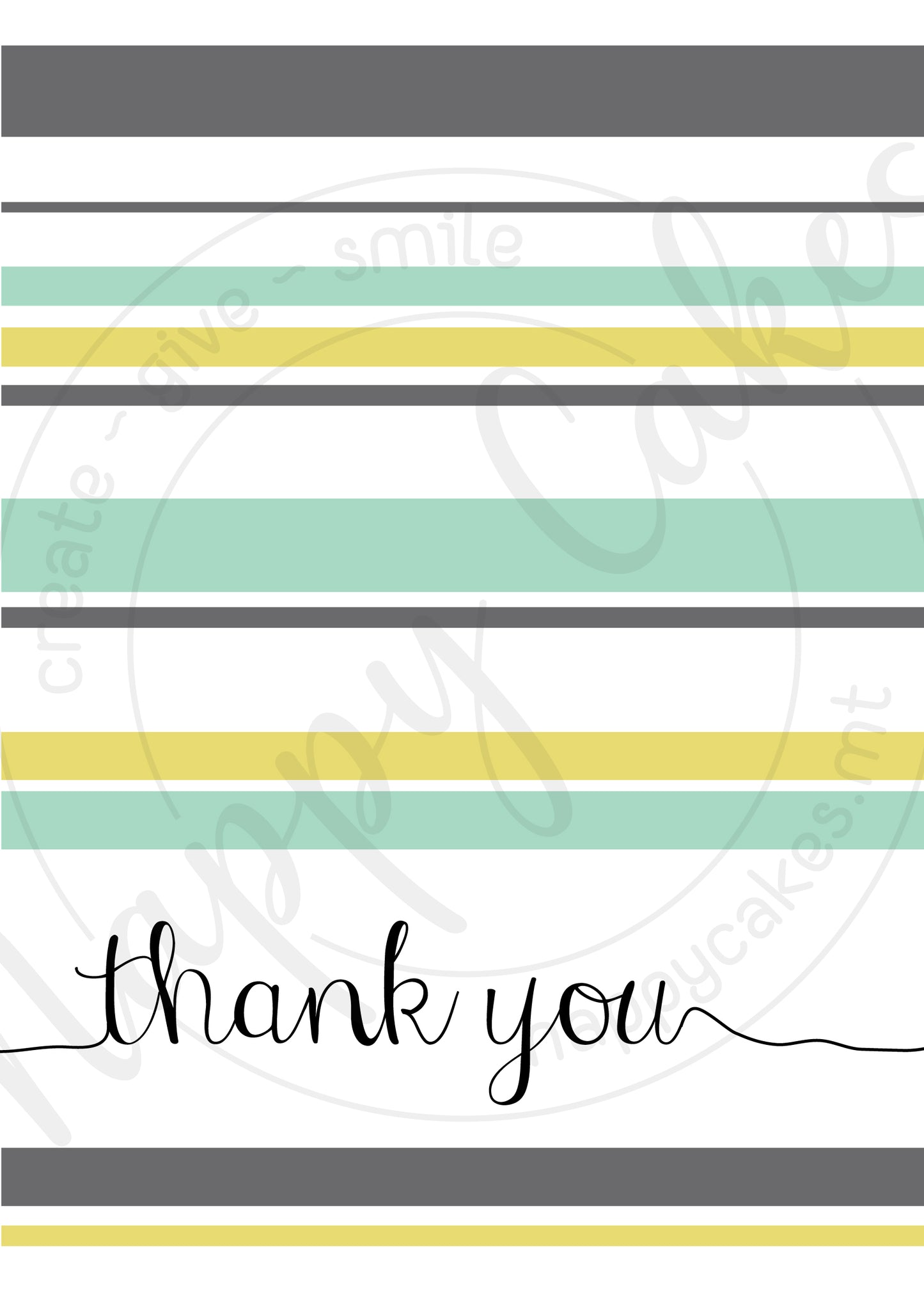 Thank You Greeting Card Greeting Card