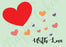 With Love Greeting Card (small) Greeting Card